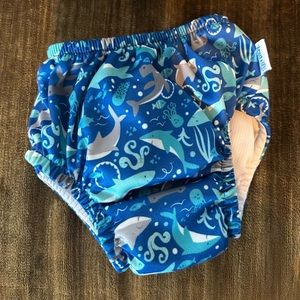 i play. by Green Sprouts Boys' Pull-up Reusable Absorbent Swim Diaper 6 months